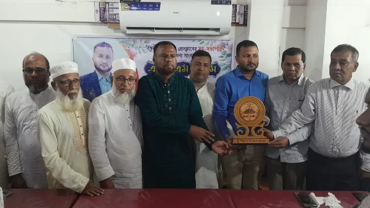 বিশ্বনাথ উপজেলা প্রেসক্লাবের সহসভাপতি তুহেমকে সংবর্ধনা প্রদান